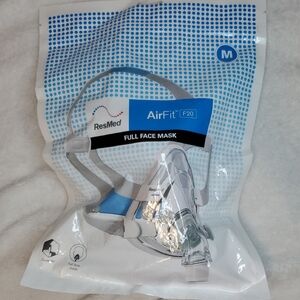 ResMed AirFit F20 Mask in Blue and Gray